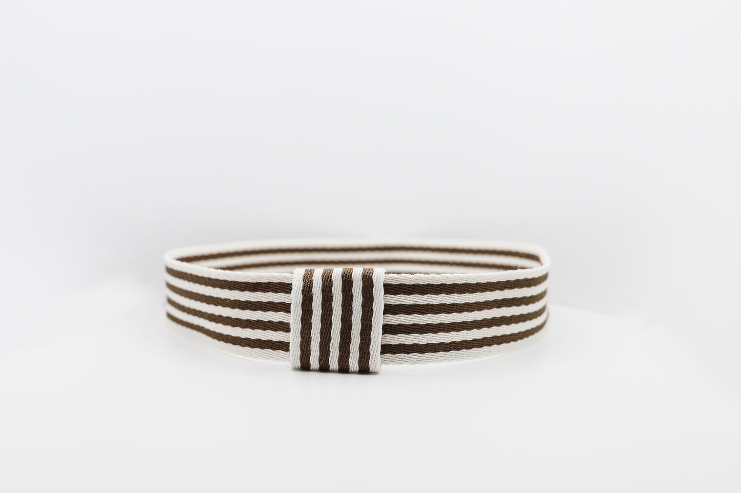 Brown Beach Stripe Hatband - Hattie Lapel