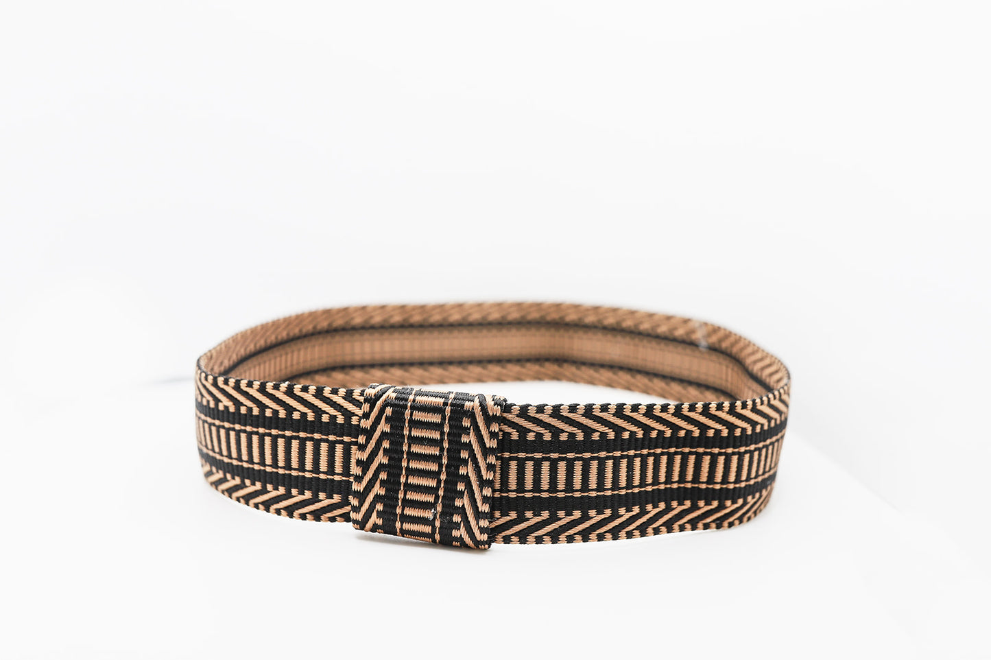Brown Black Braided Hatband - Hattie Lapel
