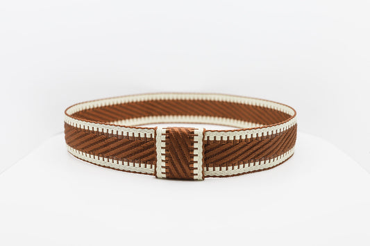 Chocolate Luxury Hatband - Hattie Lapel